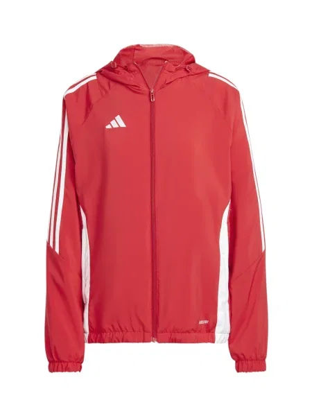 ADIDAS PERFORMANCE Sportovní bunda / offwhite červená