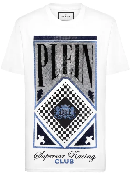 Tricou Philipp Plein alb