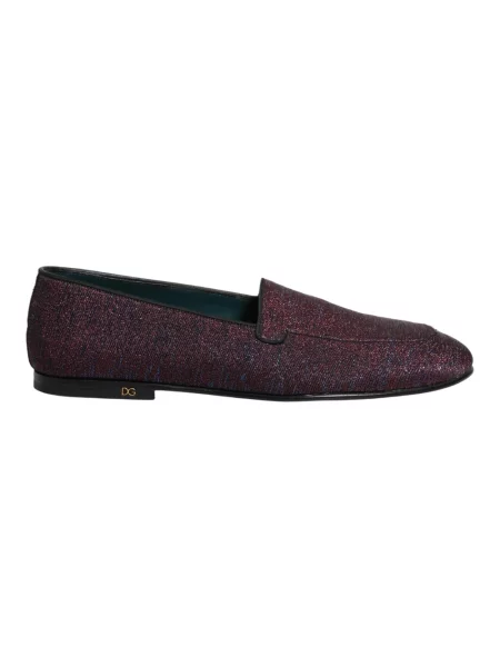 Półbuty Dolce And Gabbana skórzane brązowe