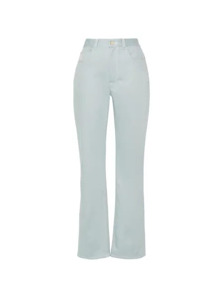 Jeansy Fendi z wysoką talią niebieskie