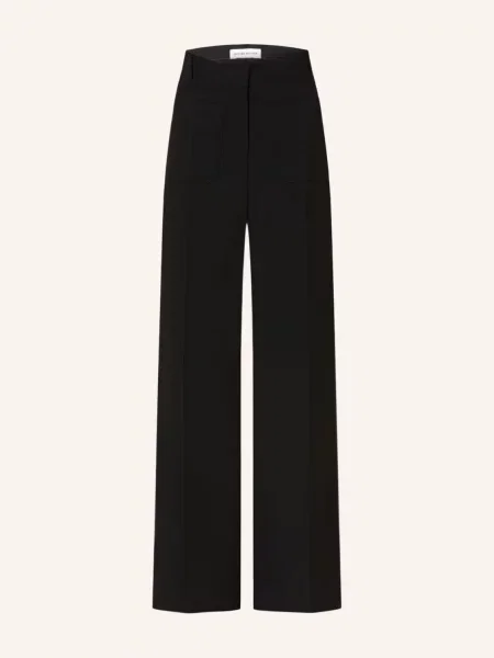 Victoriabeckham Spodnie Marlena Alina schwarz czarne