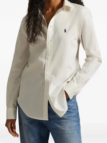 Pulover Polo Ralph Lauren clasic din țesătură twill cu autograf verde
