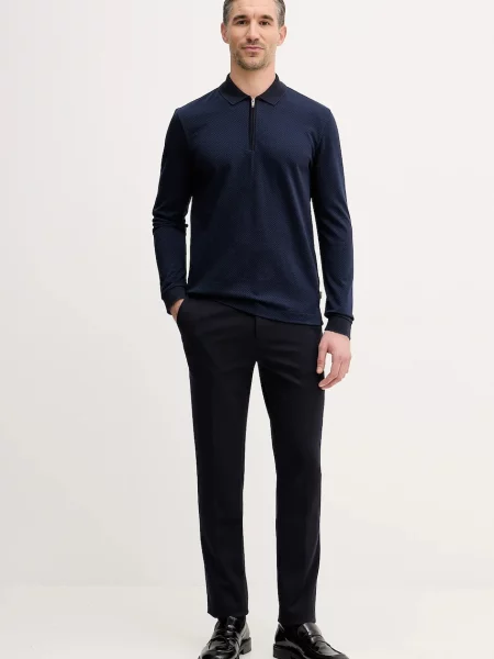 BOSS longsleeve granatowy