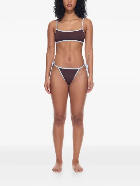 Bikini Myra Swim cu legături maro