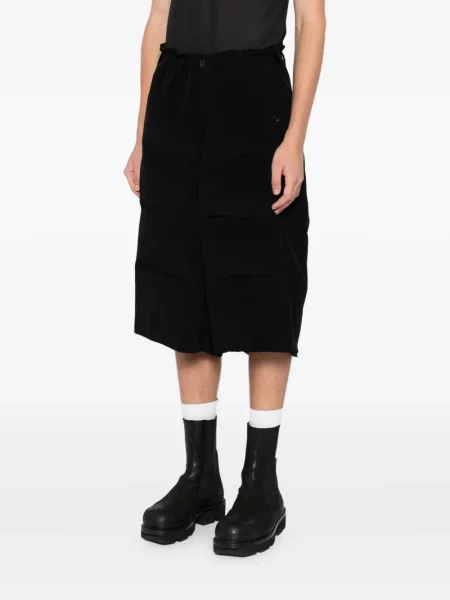 Pantaloni scurți Yohji Yamamoto negru