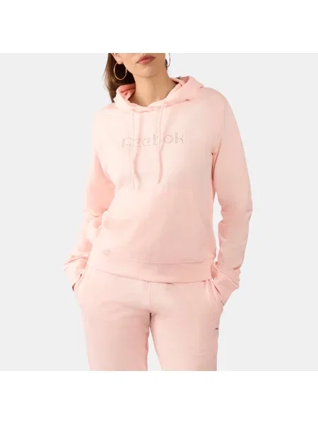 Reebok bluza z kapturem z ćwiekami i logo unisex Pure Pink Size: różowa