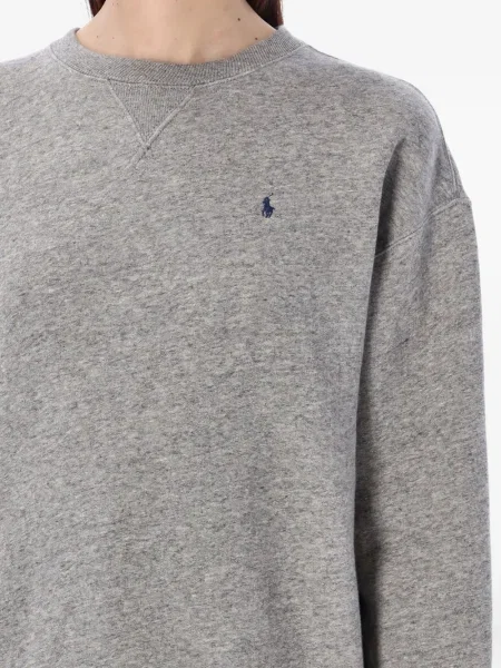Džemper Polo Ralph Lauren s okruglim izrezom siva