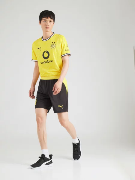 PUMA Športové nohavice BVB žltá čierna