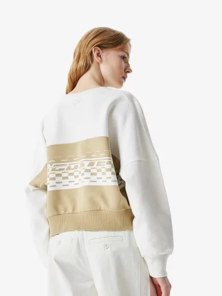 Спортивна кофта Lacoste біла