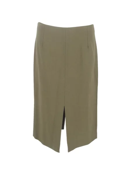 Fustă midi Roland Mouret până la genunchi cu crăpătură verde
