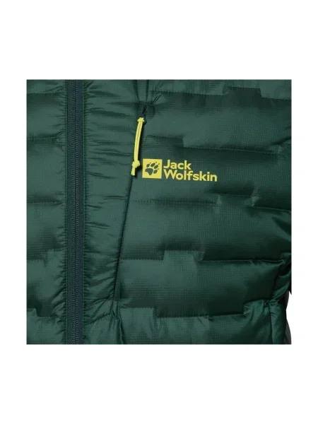 Geacă cu puf Jack Wolfskin verde