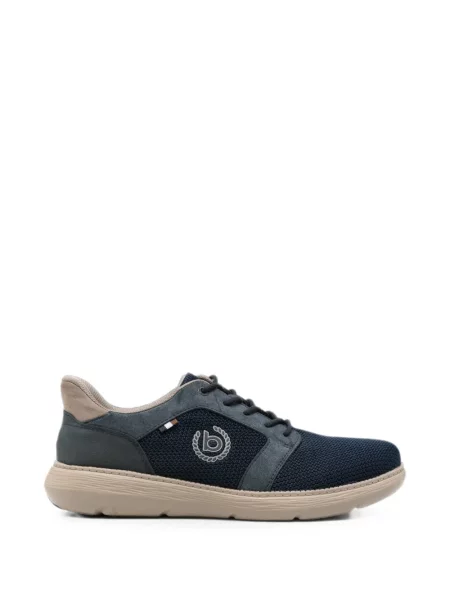Sneakerși Bugatti plasă cu autograf albastru