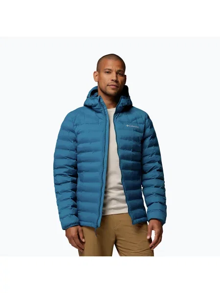 Geacă pentru bărbați Columbia Terwiliger Trail Heat Seal Hooded phoenix blue albastru