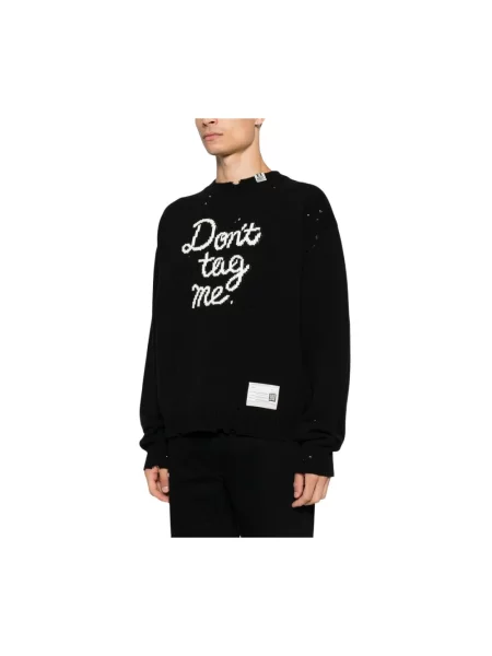 Dzianinowy sweter Mihara Yasuhiro czarny