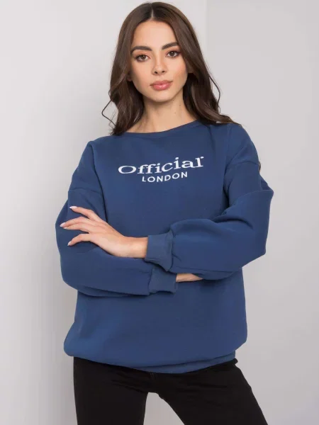Mikina s kapucňou Fashionhunters s kapucňou modrá