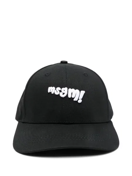 Czapka z daszkiem dziecięca Msgm czarna