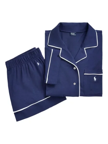 Briaunotas pusiau užtrauktukas zomšinės bokseriai Polo Ralph Lauren balta