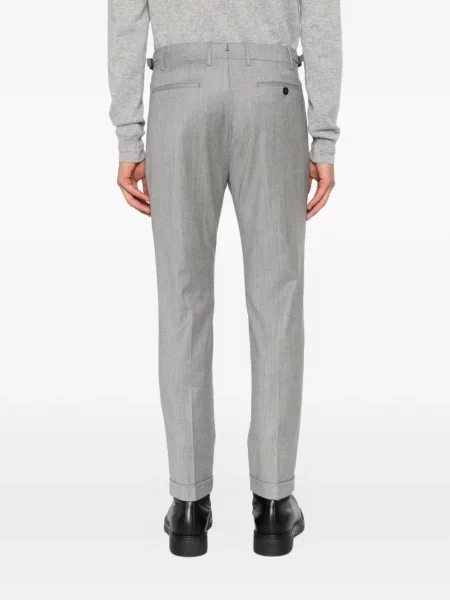 Pantaloni Berwich retro conici gri