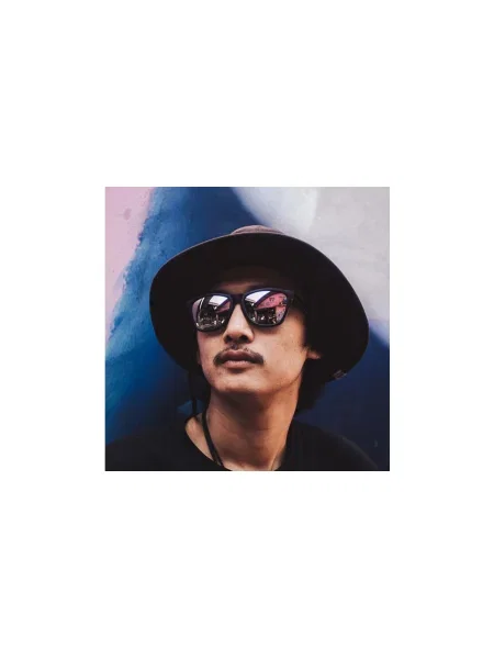 CHPO Bodhi Polarized Black/ Silver Mirror Unisex Okulary przeciwsłoneczne CHPO Size: One size czarny