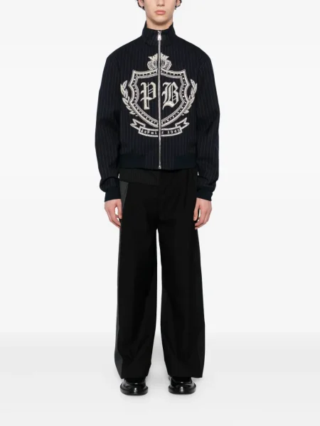 Geacă Balmain de cristal albastru