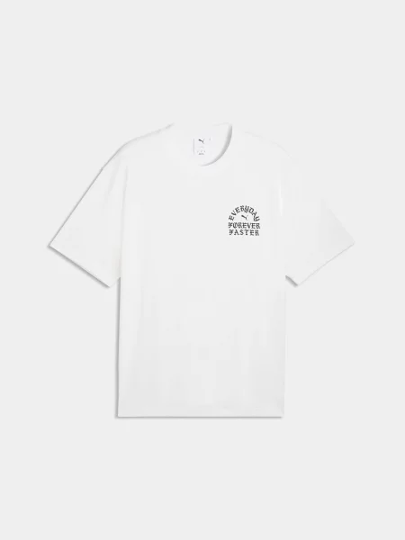 Футболка PUMA .now Tee комбінований верх білий