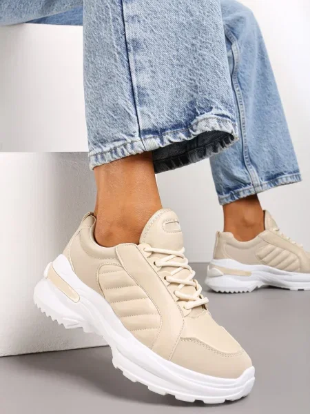 Sneakerși Doreania bej