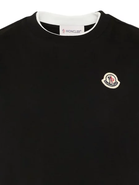 Gyerek póló Moncler Enfant fekete