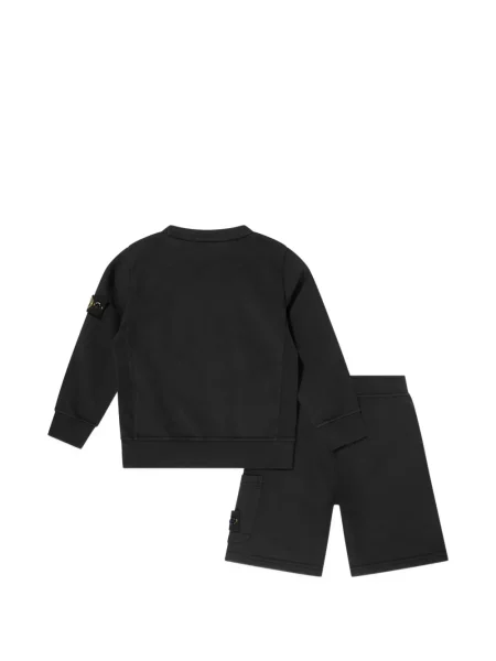 Szorty dziecięce Stone Island czarne