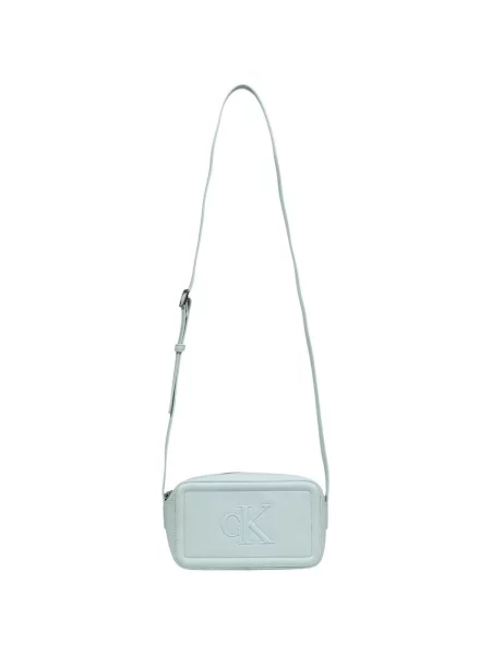 Calvin Klein crossbody torba za žene od imitacije kože zelena