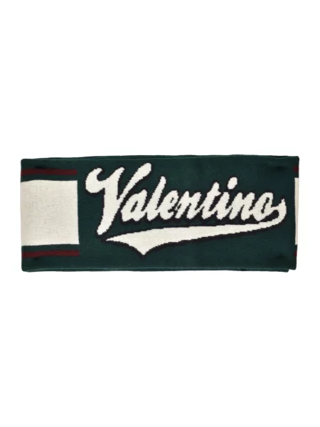 Lniana szal Valentino zielona