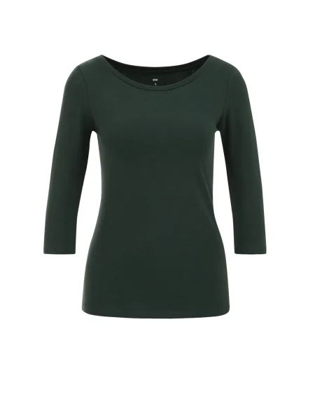 WE Fashion Tricou închis verde