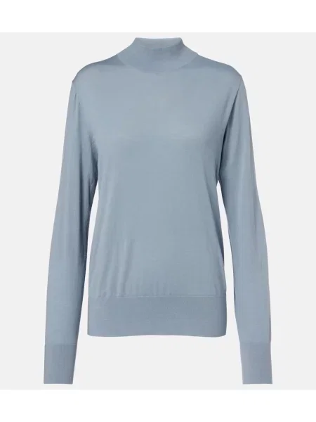 Pulover The Row de lână albastru