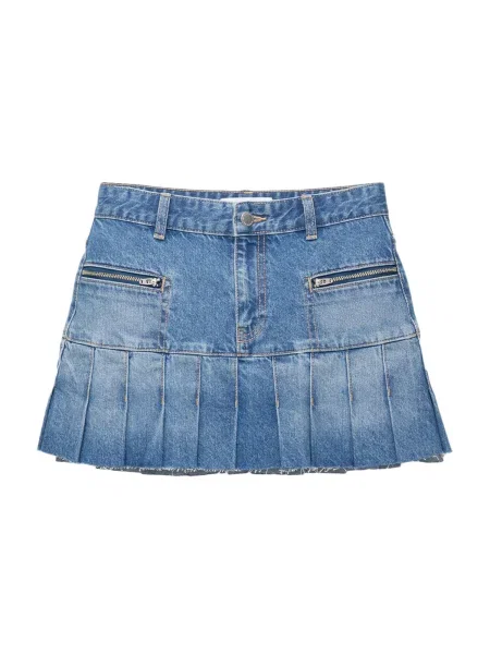 Pull&Bear Szoknyák farmer kék