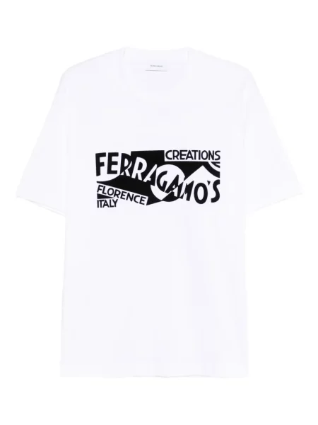 Tricou Ferragamo alb