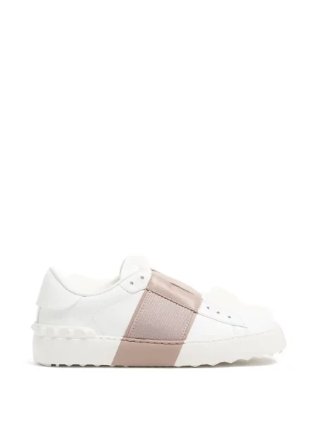 Sneakerși Valentino Garavani cu legături alb