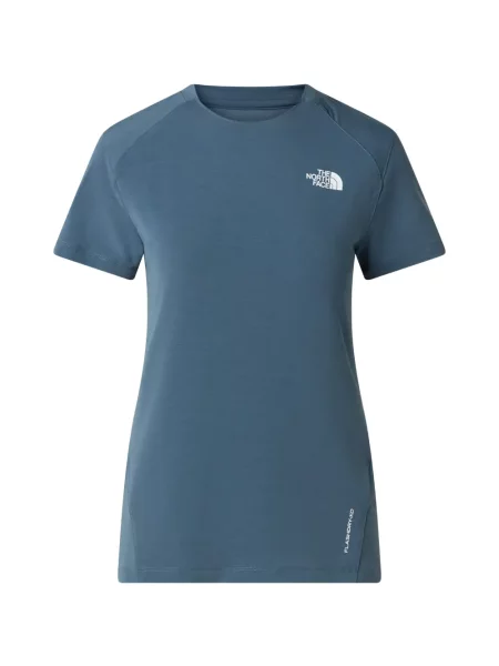 Tricou The North Face cu imagine gri