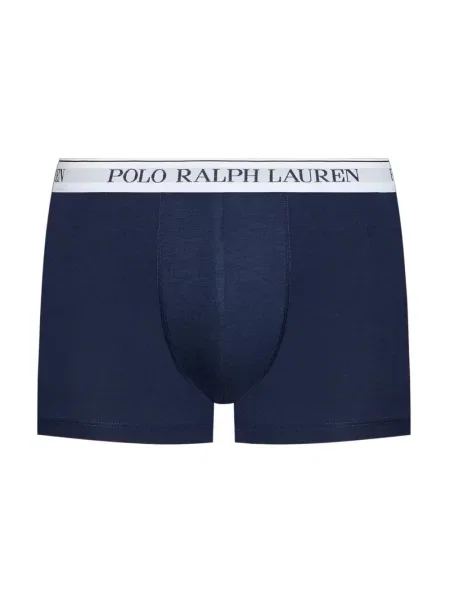 Bokserki Ralph Lauren Classic Stretch granatowo-białe 3 pary S białe