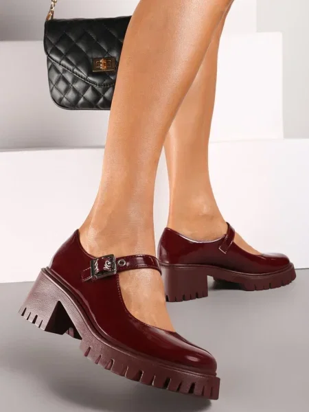 Pantofi casual Evanelle bordo