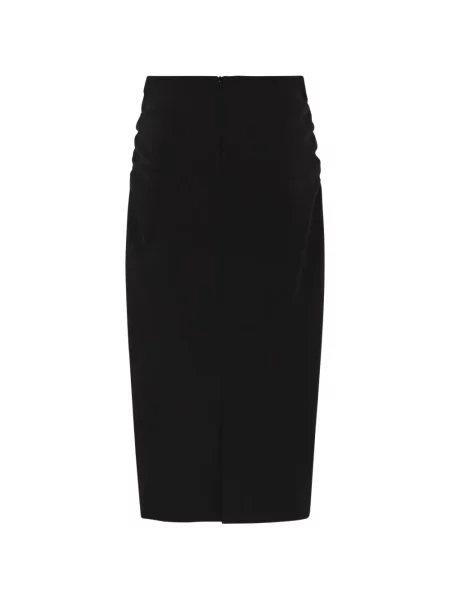 Fustă tip creion Max Mara drapată negru