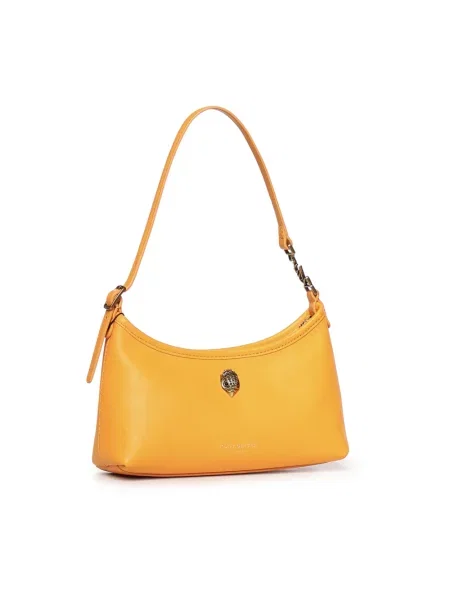 Kurt Geiger London torebka skórzana Kurt sling pomarańczowa