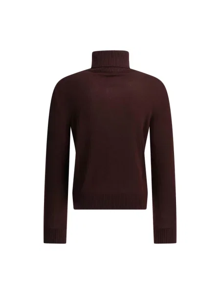 Sweter z golfem Altum czerwony