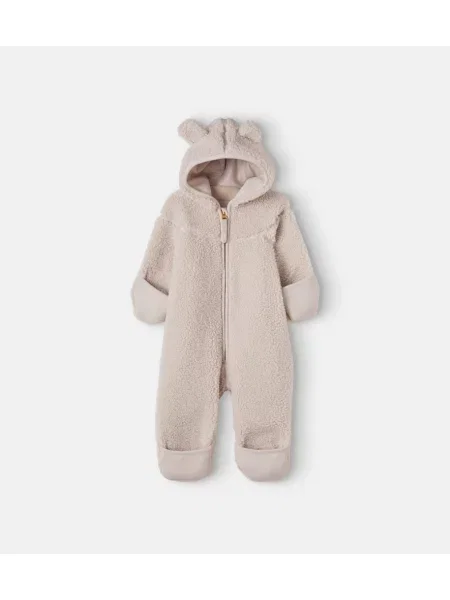 Gyerek fleece melegítő felső Molo bézs