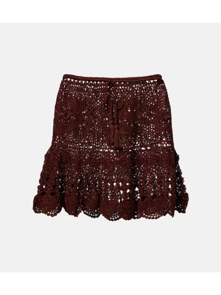 Spódnica Anna Kosturova brązowa