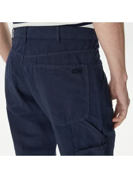 Lacoste Spodnie Lacoste granatowe