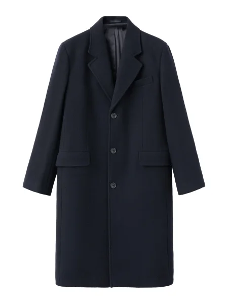 MANGO MAN Prechodný kabát námornícka modrá