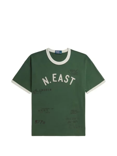 Fleece ρετρό φούτερ Polo Ralph Lauren μαύρο