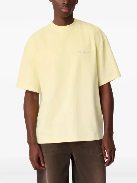 Tricou Axel Arigato cu broderie cu gradient galben