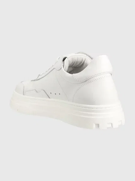 Patrizia Pepe Bőr sneakers tornacipő fehér