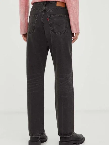 Džíny Levi's medium waist šedé