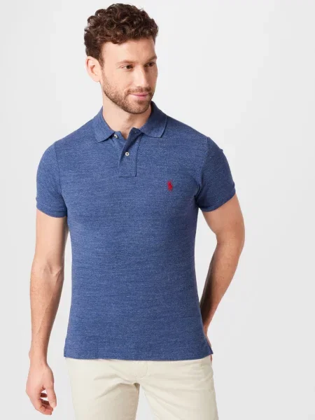 Polo majica Polo Ralph Lauren z vezenjem modra